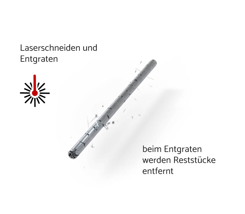 Laserschneiden und Entgraten